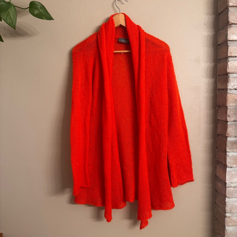 WOODEN SHIPS Wool‎ Open Cardigan Sweater